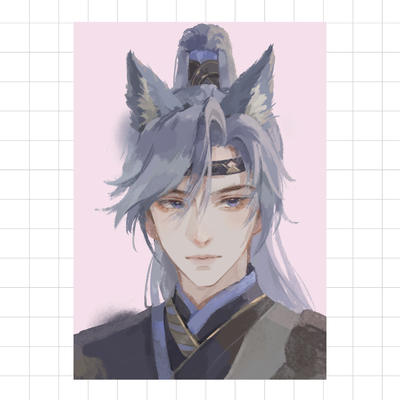 【 Fourteen 】 Double-sided postcards of Fu Rong & Yuan Ji and Ba Ji