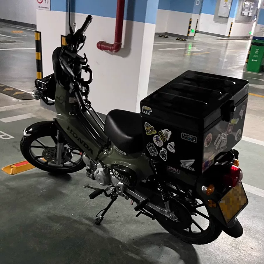 Скутер FRP компактная кладовая инструментальная коробка багажника электрического автомобиля, подходящая для плоского багажника CC110JMS