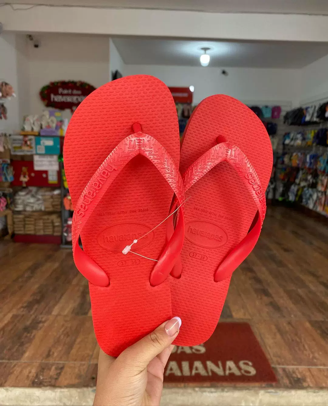 [Бразилия havaianas вьедо Хаваана TOP мужская/женская парные резиновые шлепанцы межплатформенные]