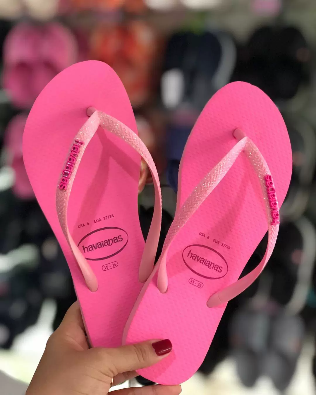 [Оригинальные сланцы Havana Havaianas женские шлепанцы с узкой подошвой противоскользящие]