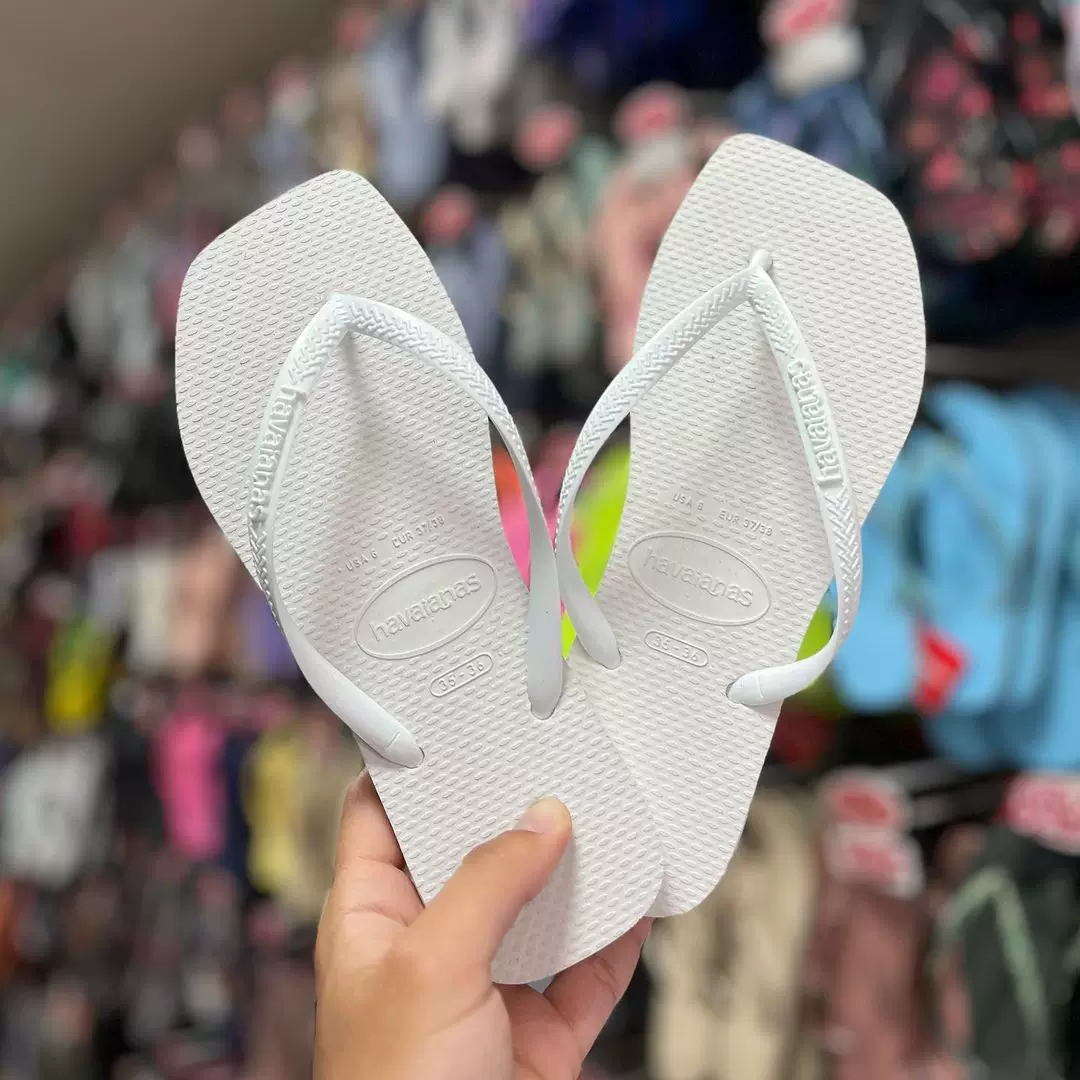 [Оригинальные сланцы Havana Havaianas женские шлепанцы с узкой подошвой противоскользящие]
