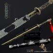 黑神话游戏周边 虎先锋赤铜刀带鞘金属武器模型合金兵器摆件玩具
