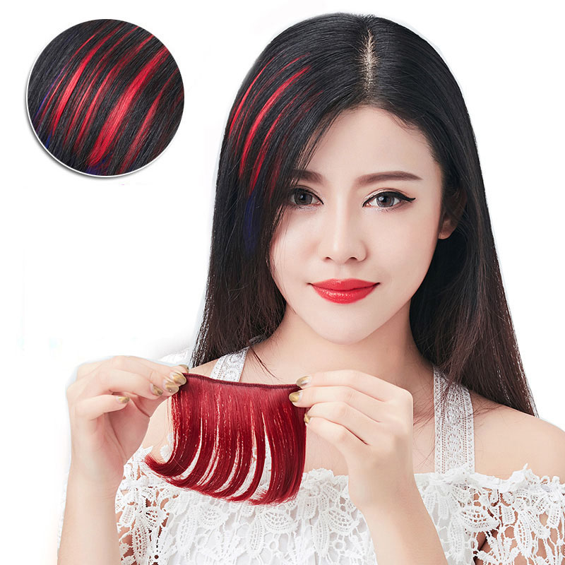Color Wig Piece One Piece Invisible Color Hair Piece Male And