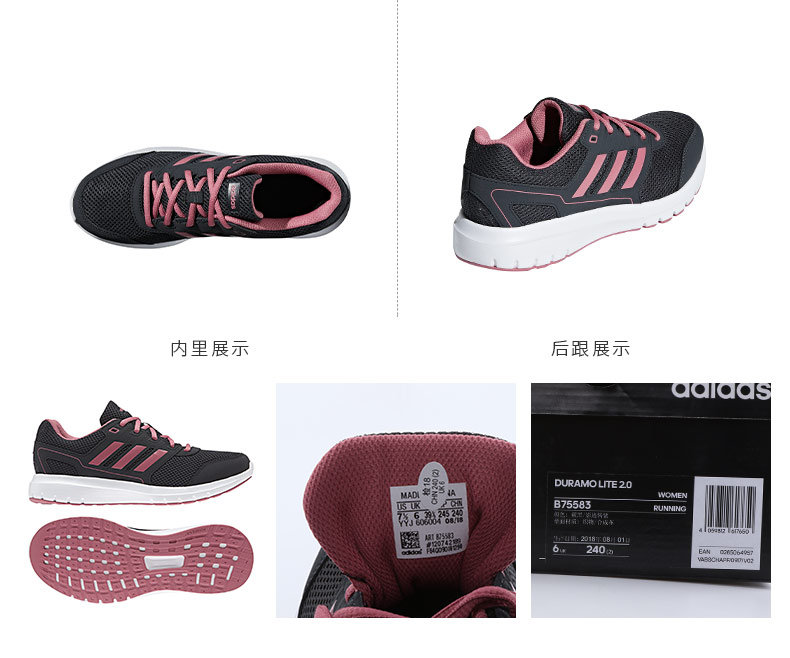 Giày thể thao nữ Adidas mùa thu 2018 mùa thu mới dành cho nữ thể thao và giải trí B75583 giày thể thao nam adidas