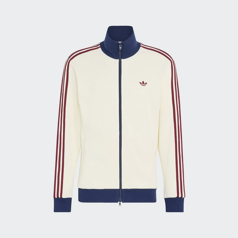Куртка-поджак AdidasAdidas кловер вафль фанкел воротник 2026 весна мужская вязаная куртка KY5769