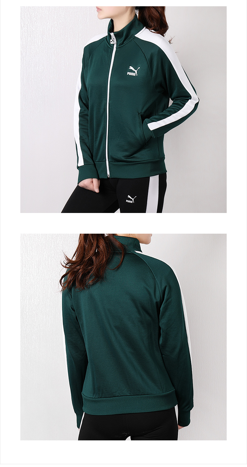 女 Mùa xuân 2019 trang phục thể thao mới T7 đứng cổ áo chạy bộ áo khoác thông thường 579060 - Áo khoác thể thao / áo khoác áo khoác nike xách tay