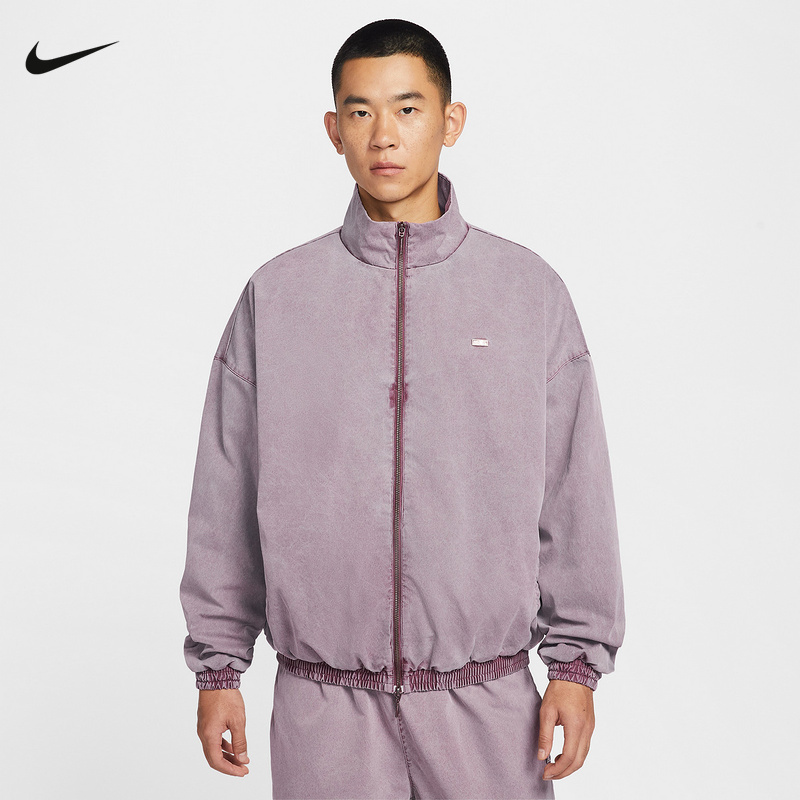 Nike Devin Booker Men's Basketball Sports Jacket Spring New Retro Distressed Stand-Up Collar Jacket If1549-502
