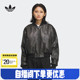 Adidas Clover Short Warm Jacket Jacket 2025 Autumn and Winter Women's PU JACKET Cotton Clothes KC2656