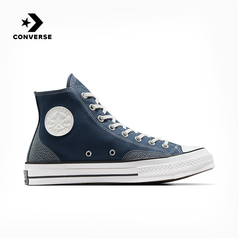 Converse Converse Men's and Women's Same Style Sneakers, High-Top Casual Sports Shoes, Classic Retro Canvas Shoes A07434C