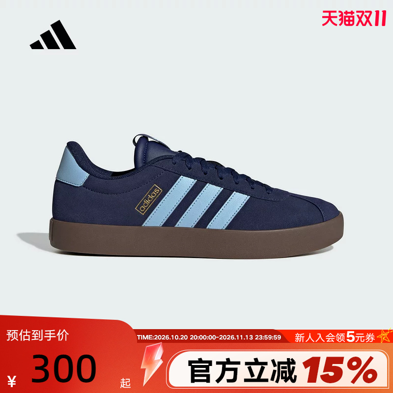 Adidas Vl Court 3.0 Training Shoes 2026 Spring Men's and Women's Sports T-Toe Sneakers Jp7537