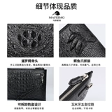 Вместительная и большая маленькая сумка клатч для отдыха, Таиланд, из натуральной кожи