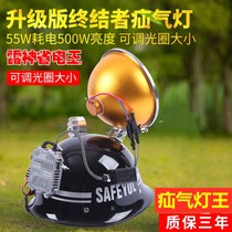 Focusing strong light hernia lamp king headlamp super bright outdoor 55W power saving king fishing xenon lamp helmet wearing 800W