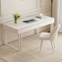 Rock Board Desk Light Luxury Modern Minimalist Desk Creamy Wind Living Room Большой стол, домашний компьютерный стол
