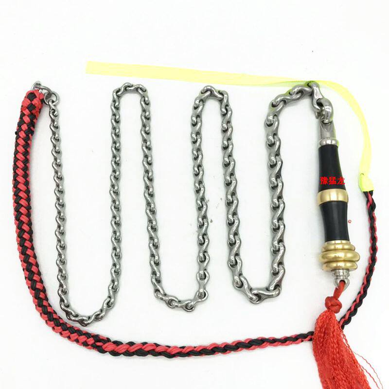 Keel Whip Fitness Whip stainless steel Kirin whip middle-aged and older people whip up a vigorous horsefish line Dini Hemp Whip