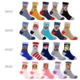 Детские носки для мальчиков, осенние тонкие зимние хлопковые гольфы, средней длины