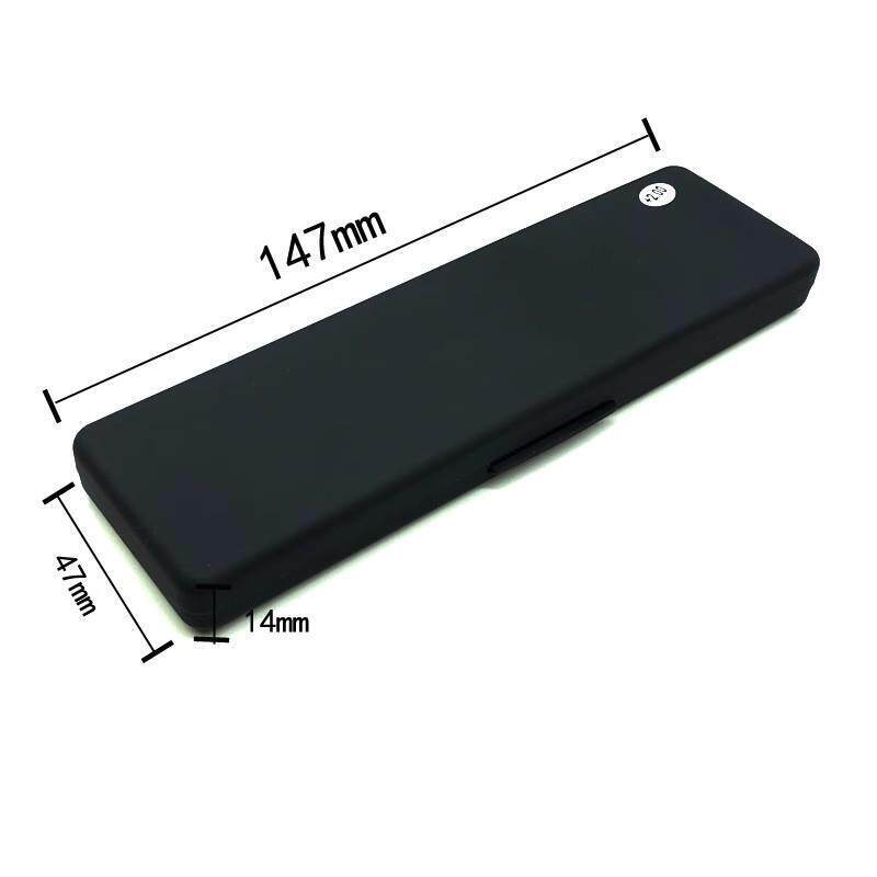 Thin Glasses Case, Reading Glasses Case, Black Snap-On Plastic Clip-On Glasses Case, Storage Box Thin Glasses Case, Reading Glasses Case, Black Snap-On Plastic Clip-On Glasses Case, Storage Box