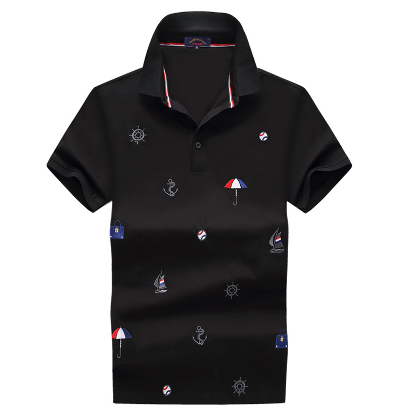 Thương hiệu quốc tế nam cotton ngắn tay áo thun ve áo sang trọng tên tuổi lớn Paul POLO áo sơ mi nam xu hướng - Áo phông ngắn áo polo gucci