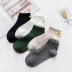 MUMU GOOD xuân hè thêu gót vàng dòng yêu vớ vớ cotton tất nữ