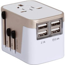 Conversion plug universal for overseas travel in Europe Japan Korea Germany Australia Thailand universal converter USB socket