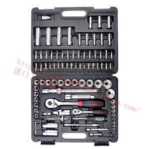 Imported tools socket wrench ratchet wrench set auto repair auto maintenance tool set set hardware tool box