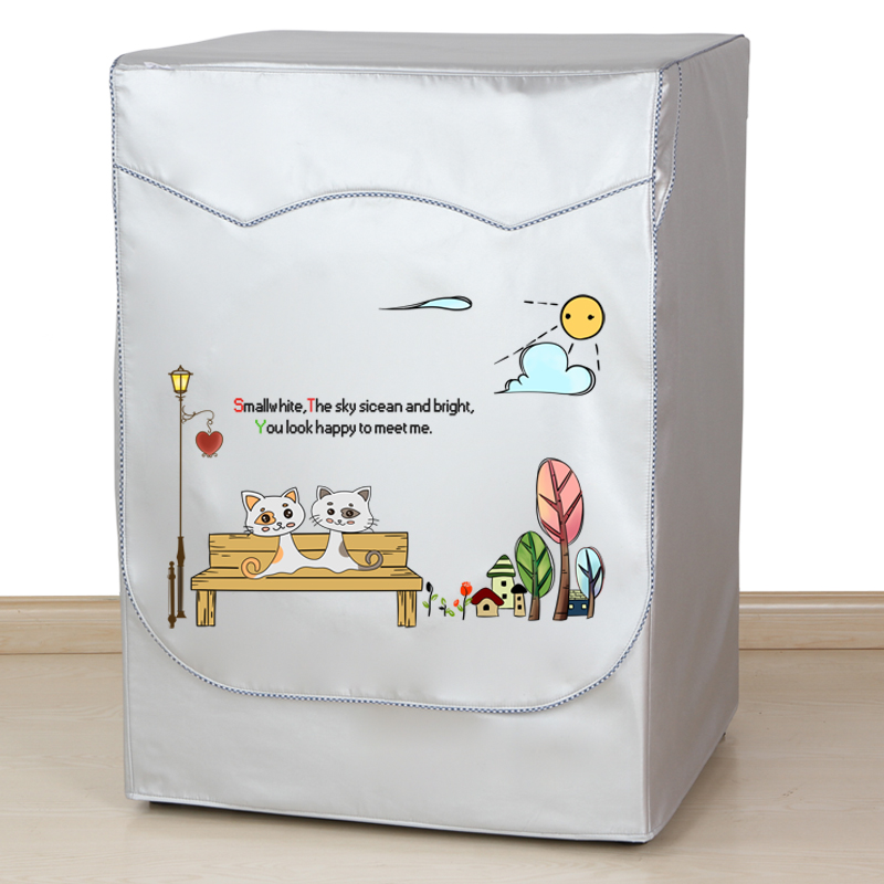 Camellia Haiermei's little swan Hisense drum washing machine cover TCL commander general waterproof sunscreen cover