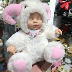 Ngủ dễ thương búp bê tư thế ngồi Totoro bé ong vải sang trọng đồ chơi búp bê trẻ nhỏ búp bê quà tặng ngày của cô gái - Đồ chơi mềm gấu nhồi bông Đồ chơi mềm