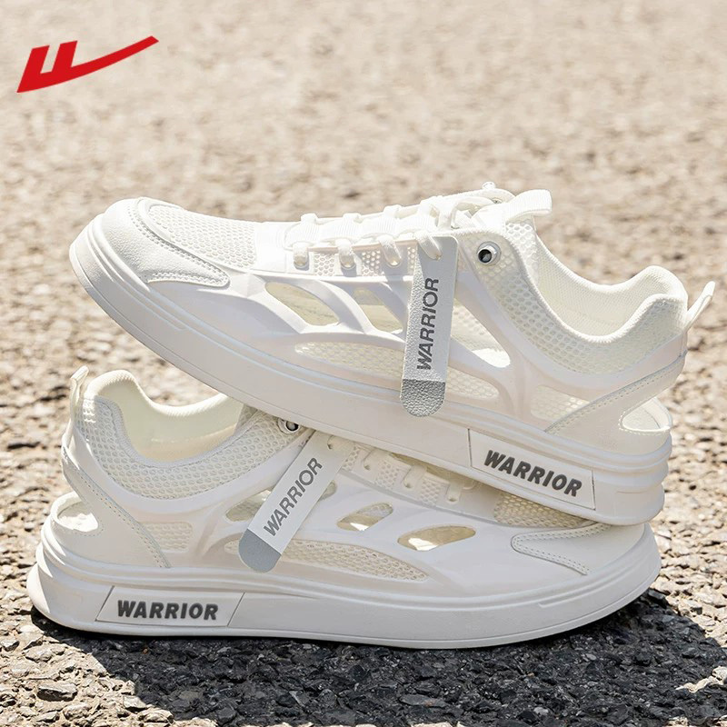 Summer Thin Breathable Men's Shoes, Hollow White Shoes, Outdoor Water Shoes, Hiking Sandals, Sneakers, Driving Clogs