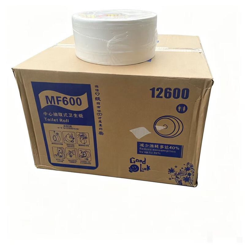 Center-Pull Toilet Paper, 12 Rolls, Household Economical Pack, Wholesale Toilet Paper in Bulk Center-Pull Toilet Paper, 12 Rolls, Household Economical Pack, Wholesale Toilet Paper in Bulk