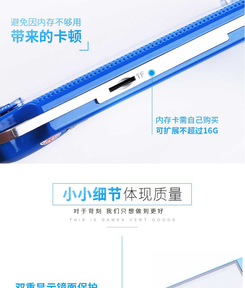 Mát mẻ trẻ em X6PSP trò chơi màn hình màu cầm tay hỗ trợ tải về GBA NES cổ điển hoài cổ FC trẻ em của câu đố cầm tay máy chơi game cầm tay nintendo