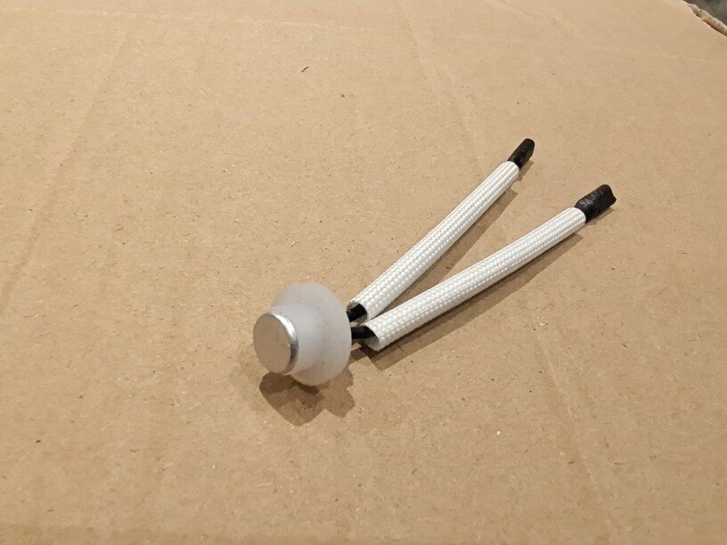 电水壶茶吧机无缝温度传感器 100K 2.8插簧 全长8CM