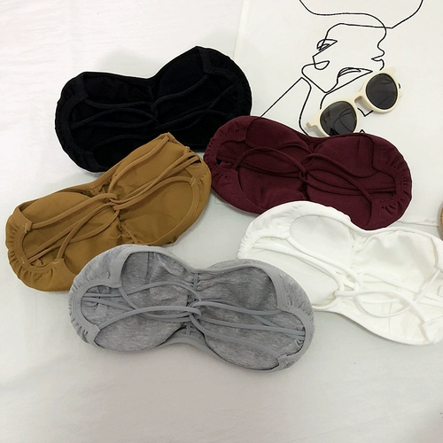 Летняя летняя одежда, бюстгальтер-топ, бретели, нижнее белье, защитное белье, топ с чашечками, без лямок, красивая спина