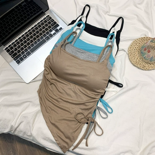 Дизайнерская майка топ, топ с чашечками, бюстгальтер-топ, тренд сезона