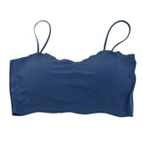 Летний однотонный сексуальный бюстгальтер пуш-ап, шелковый бюстгальтер-топ, топ с чашечками