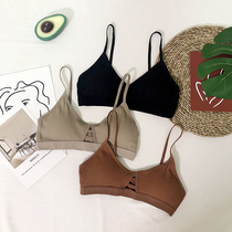 Womens sexy without steel ring small chest underwear gathering suspenders