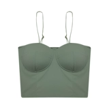 Летняя сексуальная шелковая базовая майка топ без рукавов