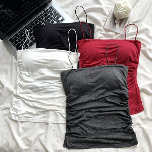 Майка топ, бретели без рукавов, по фигуре