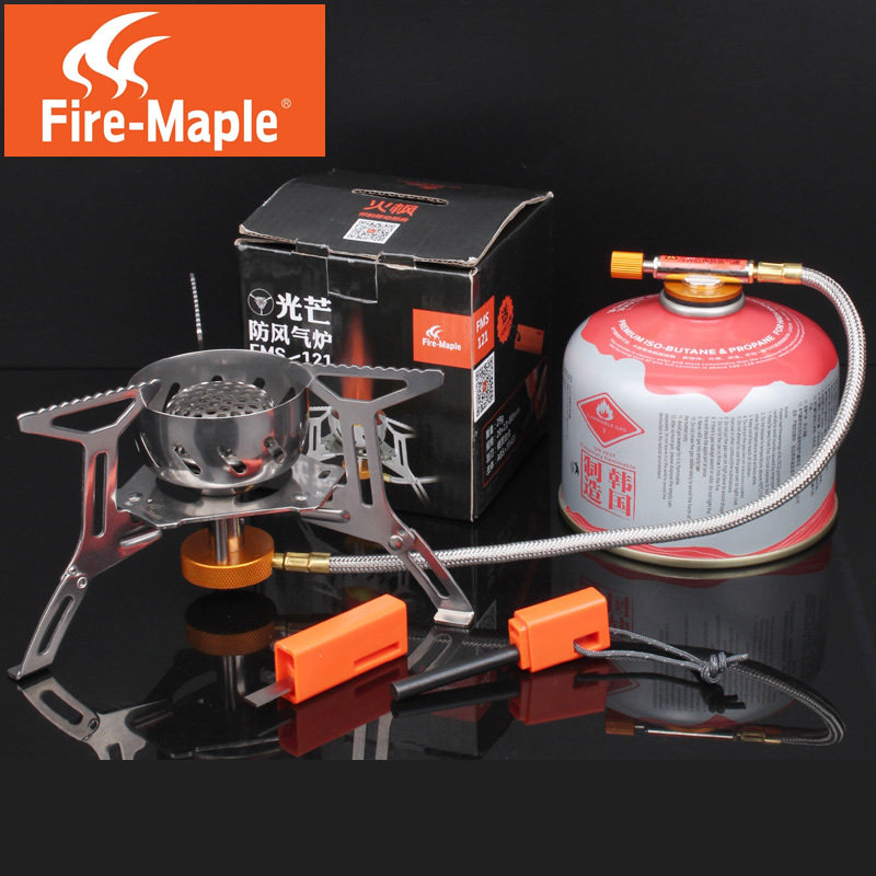 Fire maple 121 light outdoor two-piece portable camping stove outdoor windproof gas stove picnic stove stove head