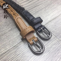 The new artistic retro fine belt braided needle buttoned with dress decoration 100 hitch-style belt lady 3217