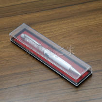 The new big square pock red lined transparent pen box heaven and earth with box gift box beautiful and practical