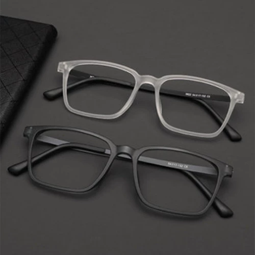 Ультра -трудные титановые очки рама Big Face Black Black Frame может быть оборудована степенью женского сплава для глаз со очками с близким зрением