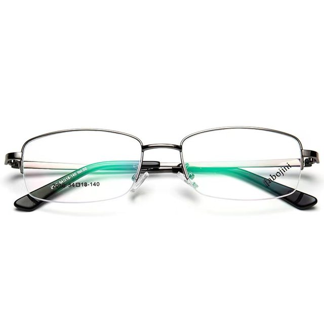 Ultra-light large face glasses frame half-frame glasses frame for men with finished flat light myopia glasses for men eye frame myopia glasses for men