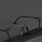 Ультра -трудные титановые очки рама Big Face Black Black Frame может быть оборудована степенью женского сплава для глаз со очками с близким зрением