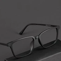 Ультра -трудные титановые очки рама Big Face Black Black Frame может быть оборудована степенью женского сплава для глаз со очками с близким зрением