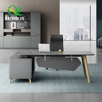 New Baking Varnish Boss Table Desk Minimalist Modern Office Furniture Fashion Single Manager Desk Chair