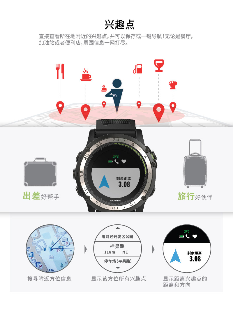 GARMIN Garmin D2 Charlie nhịp tim GPS điều hướng đa chức năng ngoài trời đồng hồ thể thao chống nước - Giao tiếp / Điều hướng / Đồng hồ ngoài trời những mẫu đồng hồ nam đẹp rẻ