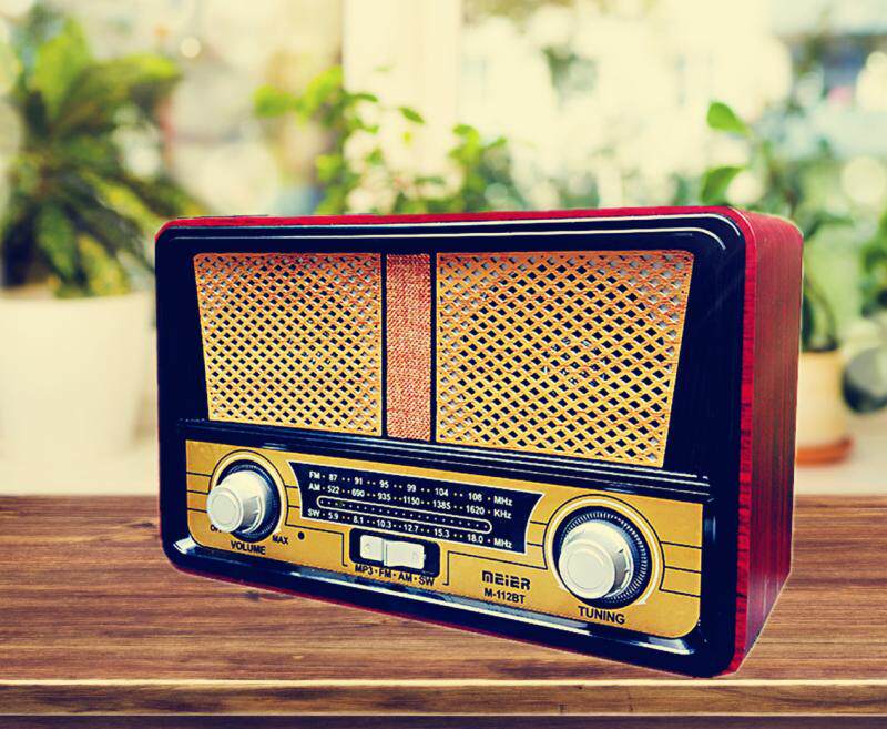 European and American retro bluetooth speaker old-fashioned radio player desktop charging high volume outdoor subwoofer