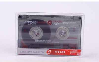 TDK blank tape 60-minute tape recorder, TDK-B 60-minute audio tape English tape