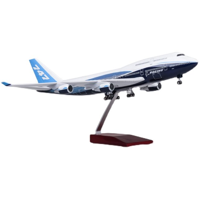 Boeing B747 Air China Prototype Simulation Aircraft Model 787 Prototype Aircraft Model with wheels and lights ເຮືອບິນ