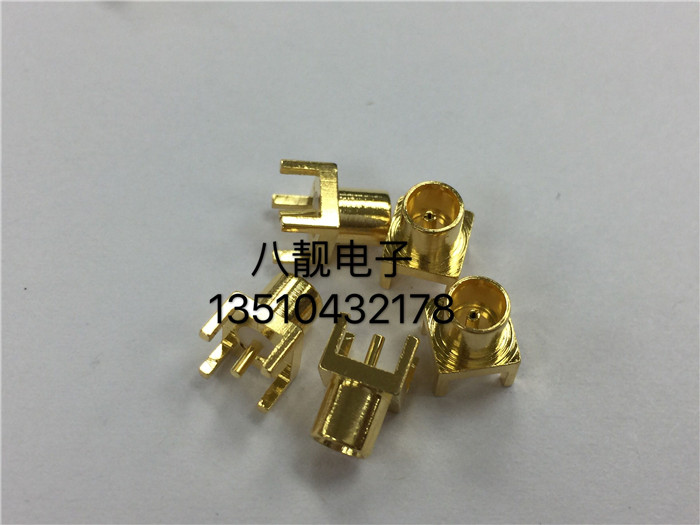 RF high-quality RF socket MCX-KE 75 Ohm MCX-KHD pure copper gold plated MCX mother seat welding PCB board