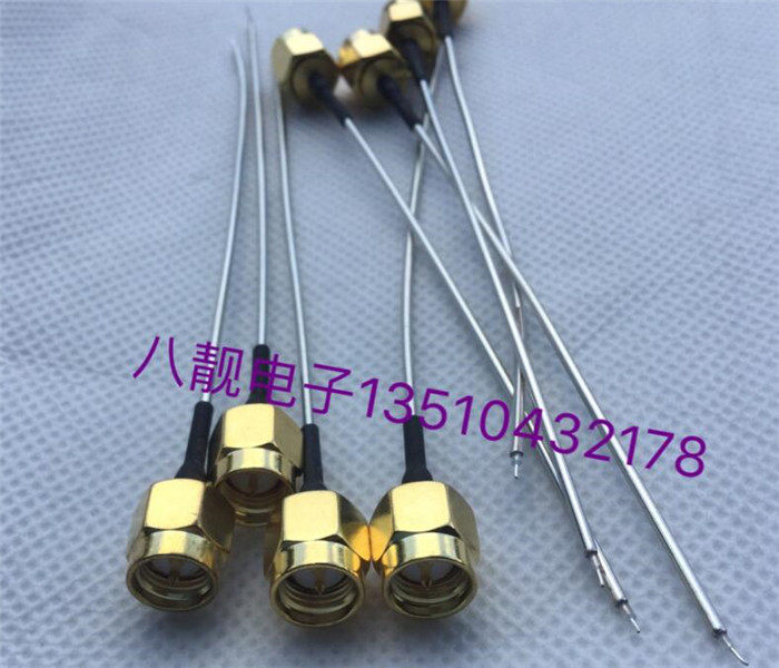 SFT50-1 SMA male head (inner screw inner needle) unilateral semi-steel wire semi-steel cable copper tube radio frequency wire